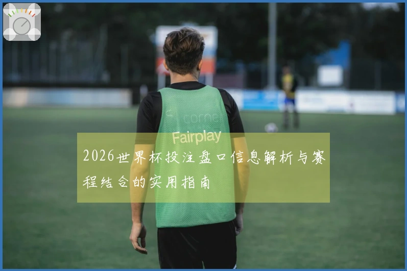 2026世界杯投注盘口信息解析与赛程结合的实用指南