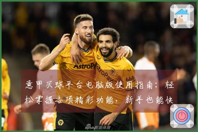 意甲买球平台电脑版使用指南:轻松掌握各项精彩功能,新手也能快速上手